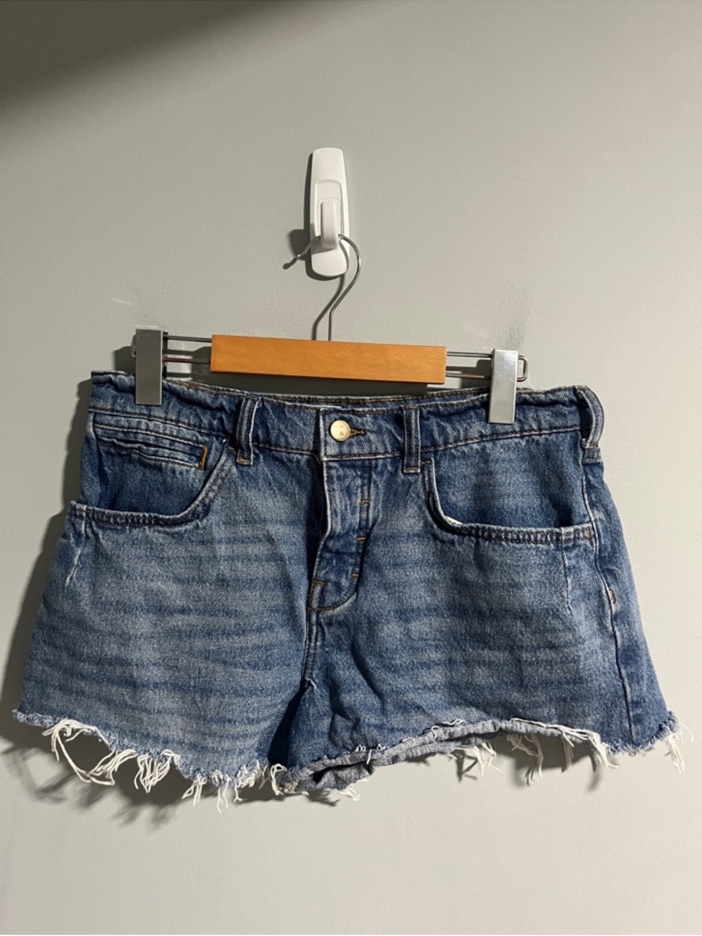 Anthropologie Pilcro Denim Jean Raw Hem Shorts